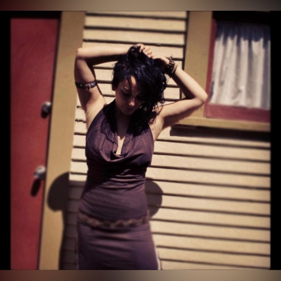 ZhenNymph Trinity Maxi Dress Boho Festival Brown M L - Picture 10 of 16